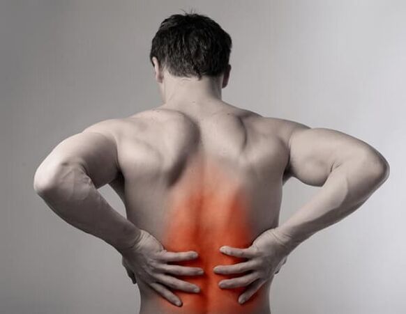 ឈឺខ្នងដោយសារជំងឺ osteochondrosis ឆ្អឹងខ្នង